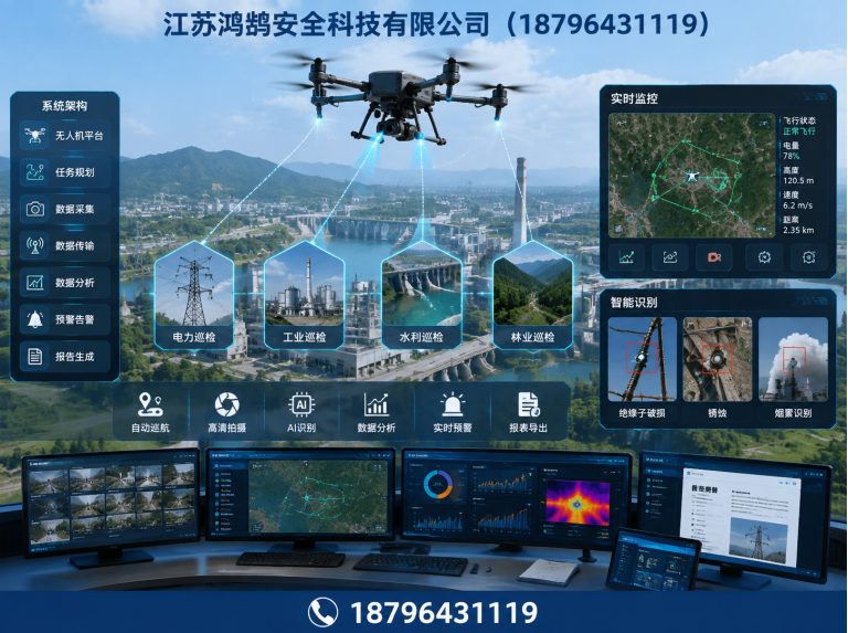 通化无人机巡检系统展示图